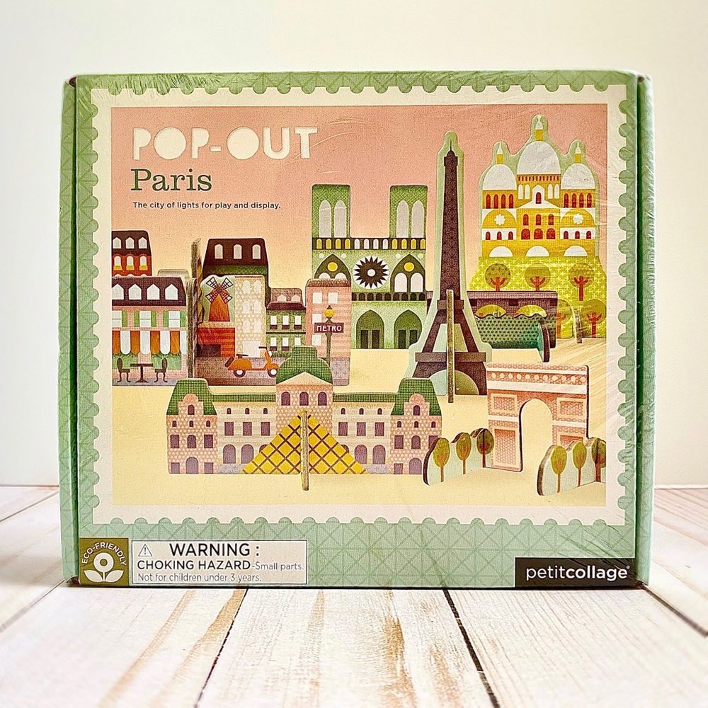 Petite Collage Pop Out Paris Set NWB